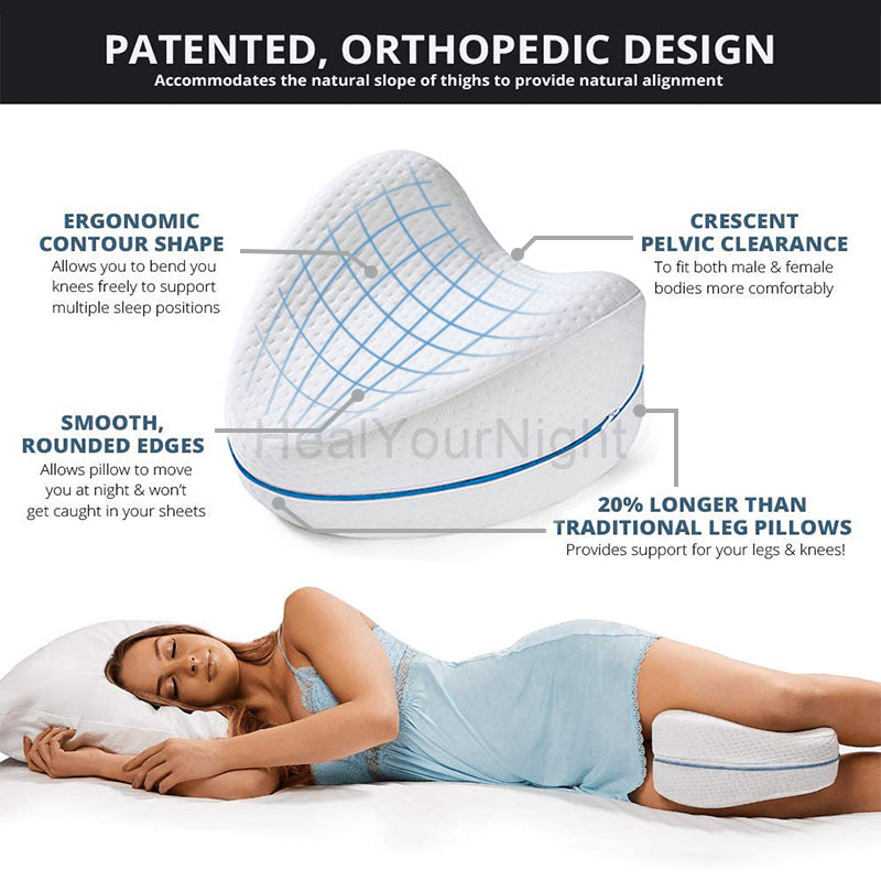 ALMOHADA PARA PIERNAS LEG PILLOW - ESPUMA VISCOELASTICA